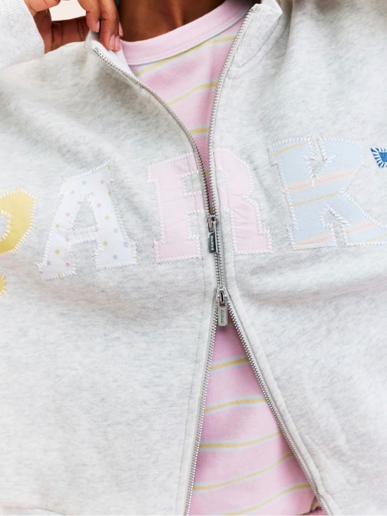 Parke Tops - Parke Patchwork Zip Up